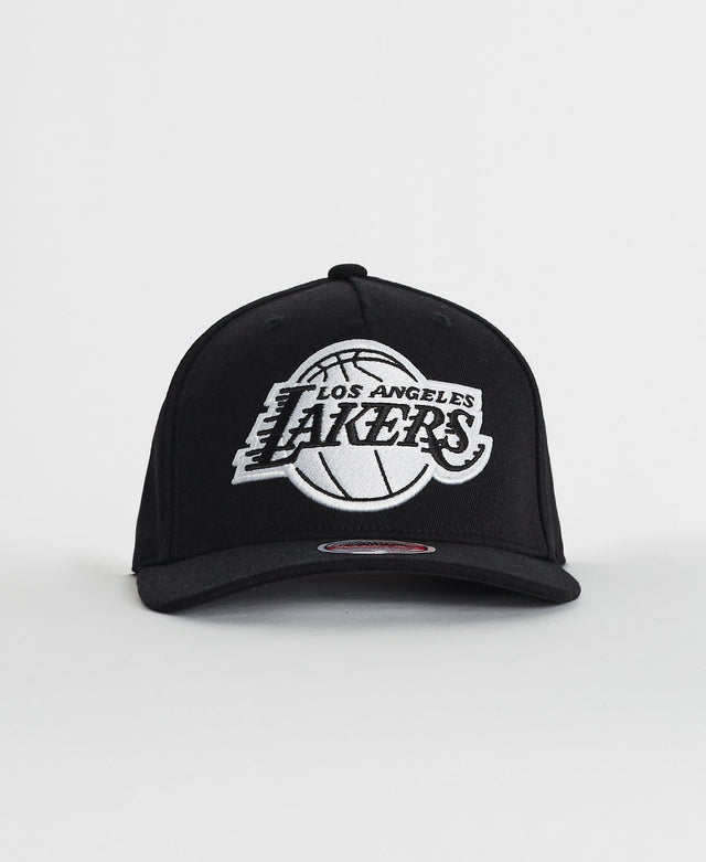 Mitchell & Ness LA Lakers 5 Panel Classic Red Snapback White/Black