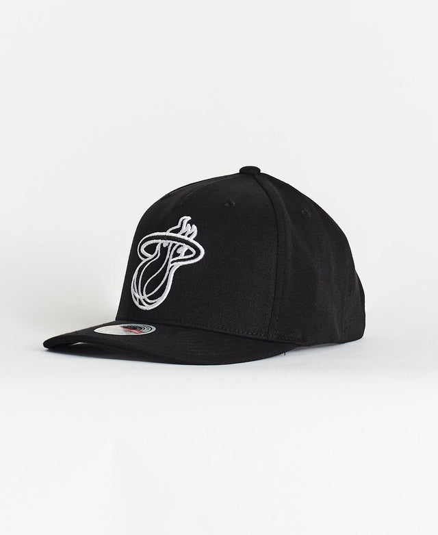 Mitchell & Ness Miami Heat 5 Panel Classic Red Snapback White/Black