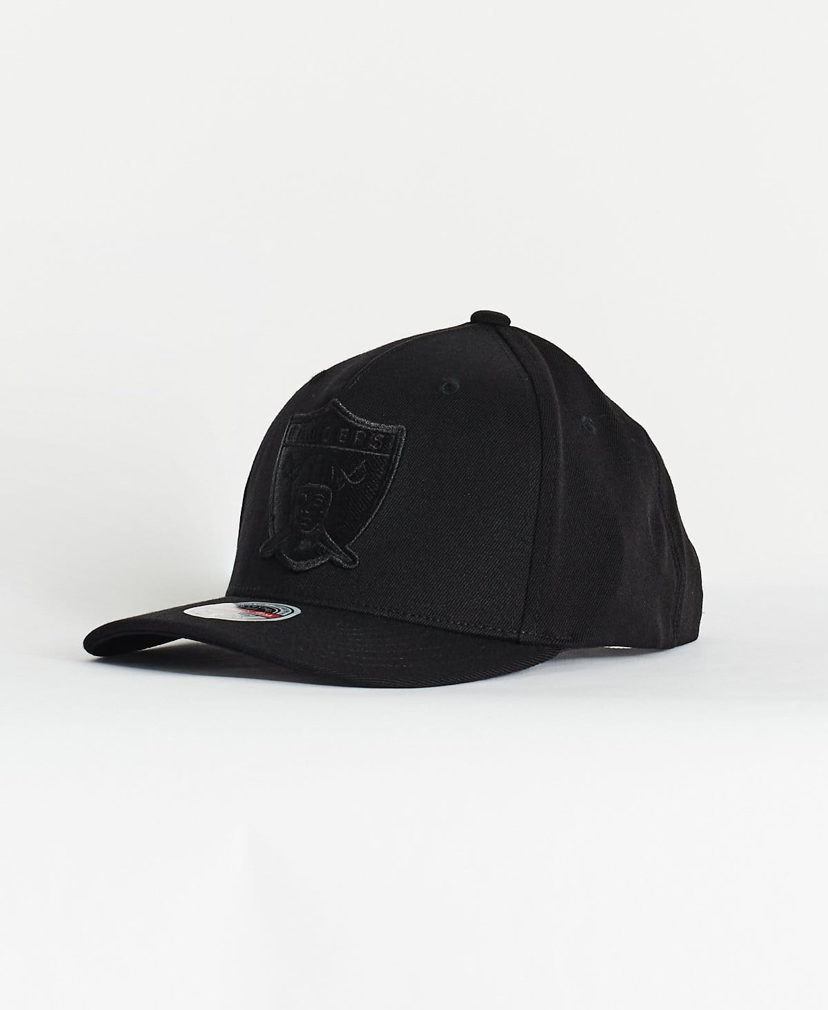 Red and black cheap raiders hat