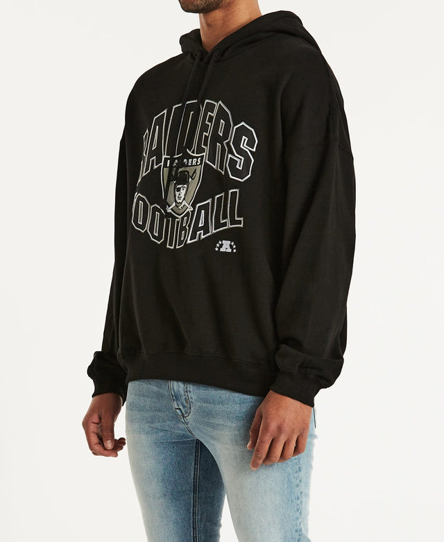 Mitchell & Ness Wave Arch Raiders Hoodie Faded Black