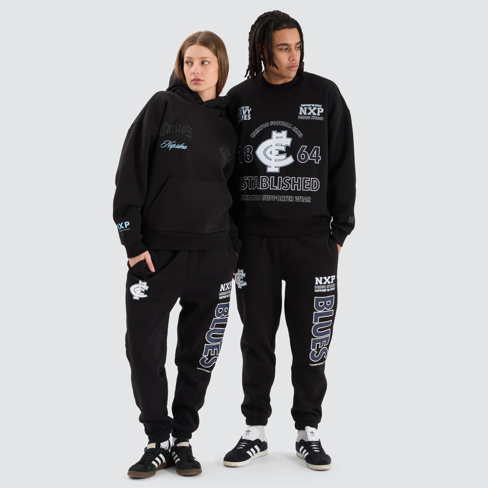 NXP x AFL Carlton Blues Prime Tee - Jet Black