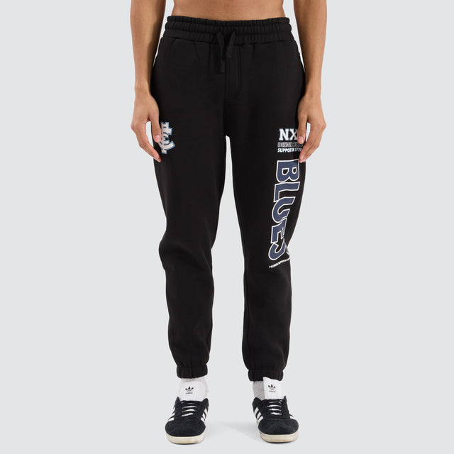 Nena and Pasadena AFL Carlton Blues AFL Trackpant Jet Black