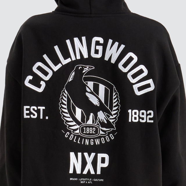 Nena and Pasadena AFL Collingwood HS09 Box Fit Hood Jet Black