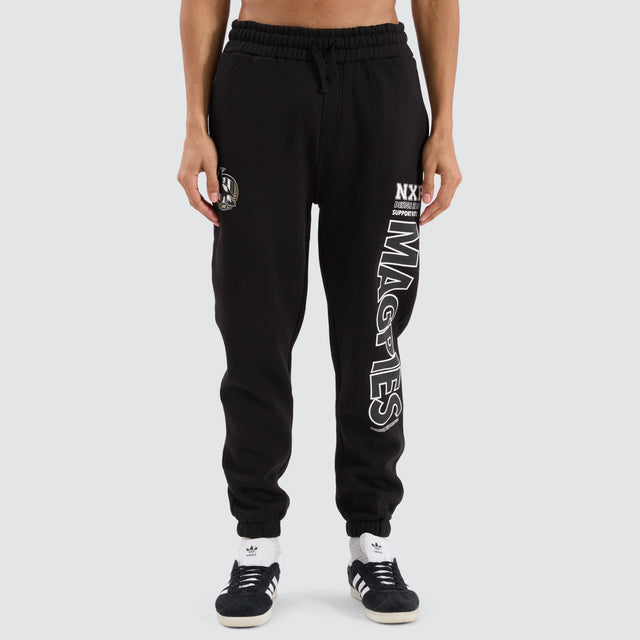 Nena and Pasadena AFL Collingwood Magpies AFL Trackpant Jet Black