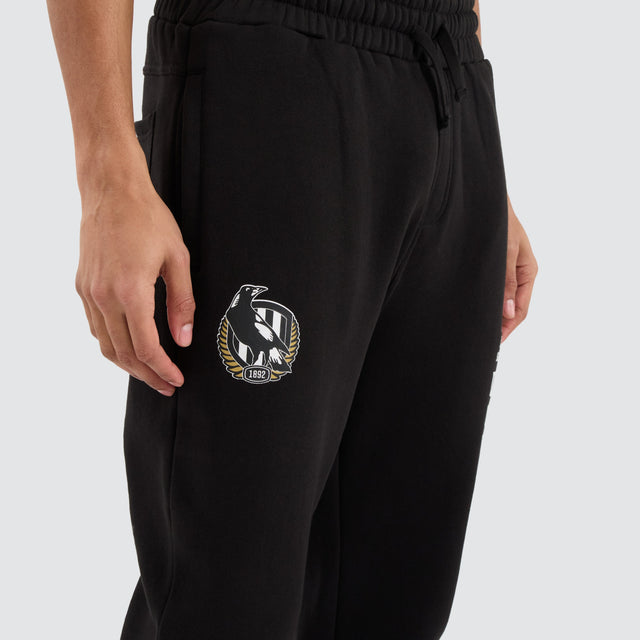 Nena and Pasadena AFL Collingwood Magpies AFL Trackpant Jet Black