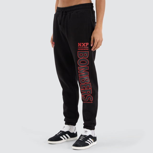 Nena and Pasadena AFL Essendon Bombers AFL Trackpant Jet Black