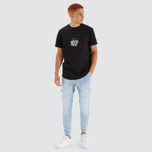 Nena and Pasadena Anode Dual Curved Tee Jet Black