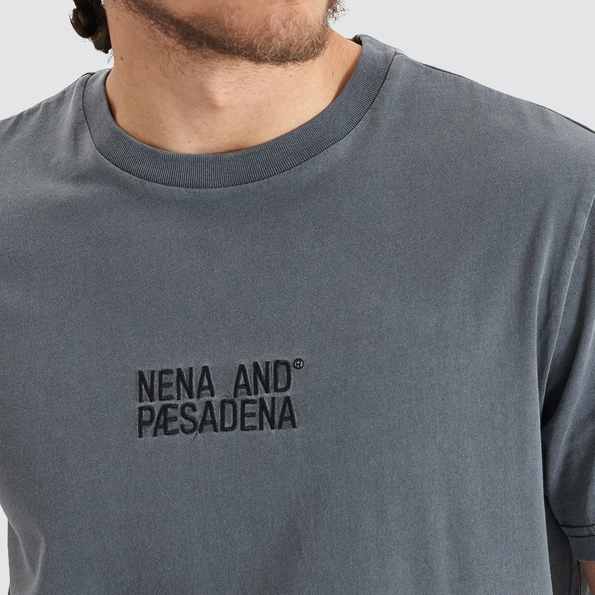 Blockade Dual Curved Tee Pigment Castlerock | Neverland Store