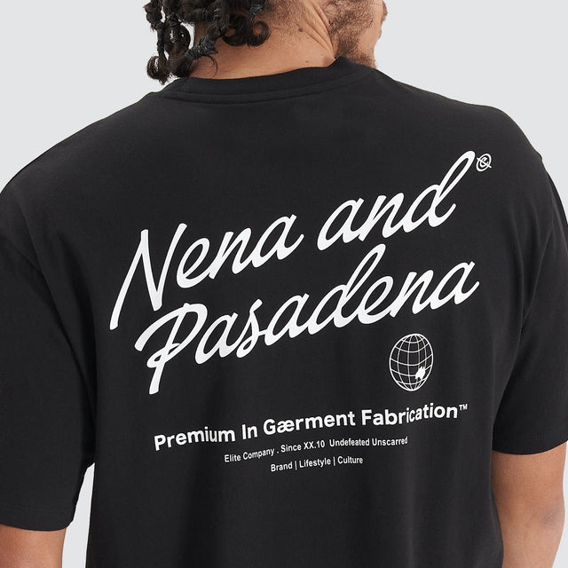 Nena and Pasadena Bouncer Tee Jet Black