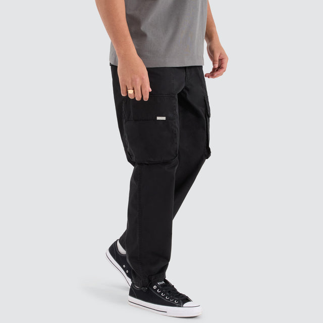 Nena and Pasadena C250 Tactical Cargo Pant Jet Black