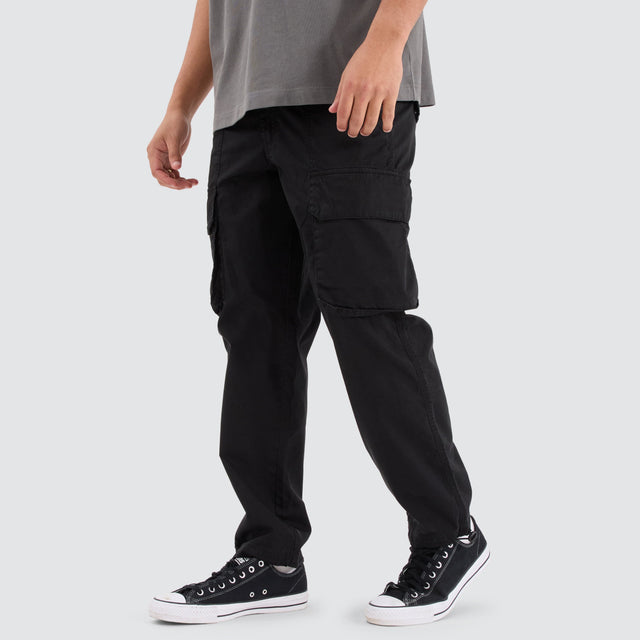 Nena and Pasadena C250 Tactical Cargo Pant Jet Black