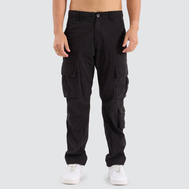 Nena and Pasadena Colby Cargo Pant Black