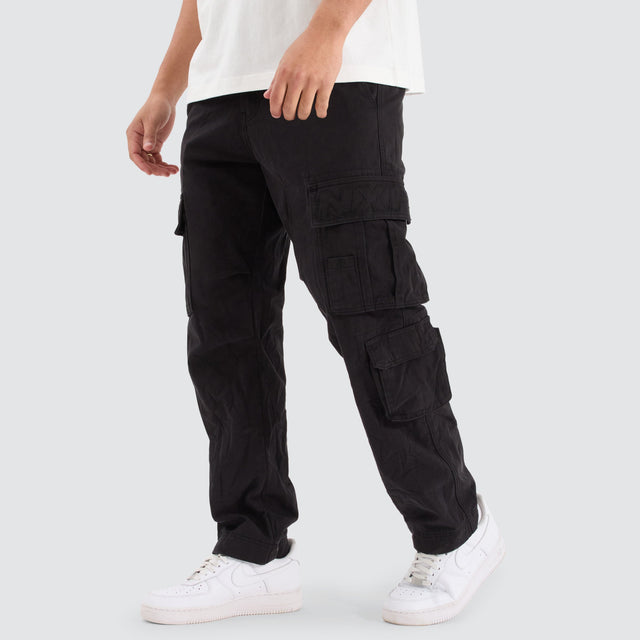 Nena and Pasadena Colby Cargo Pant Black