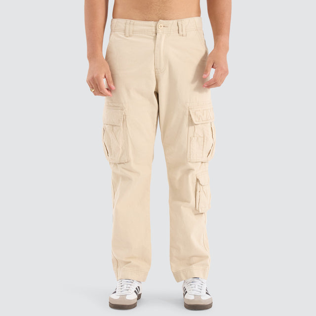 Nena and Pasadena Colby Cargo Pant Bone Neutral