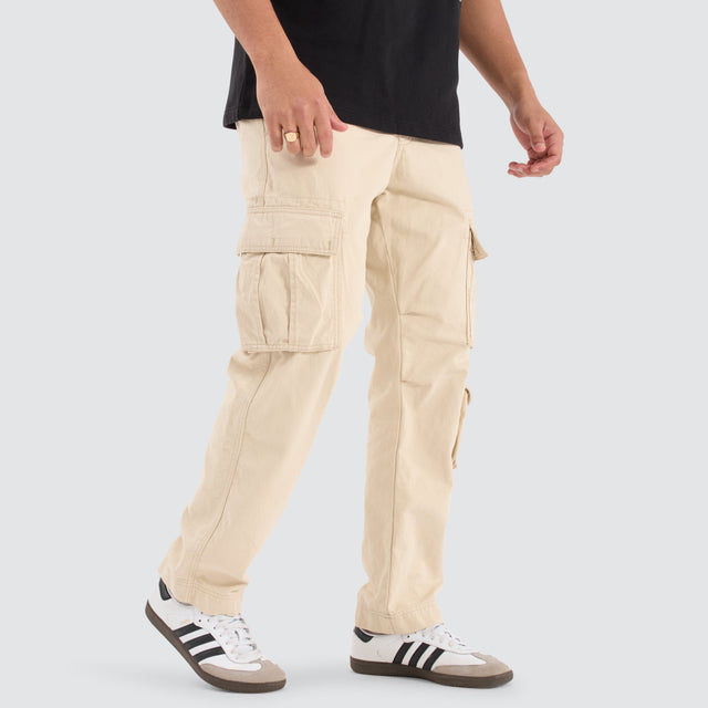 Nena and Pasadena Colby Cargo Pant Bone Neutral