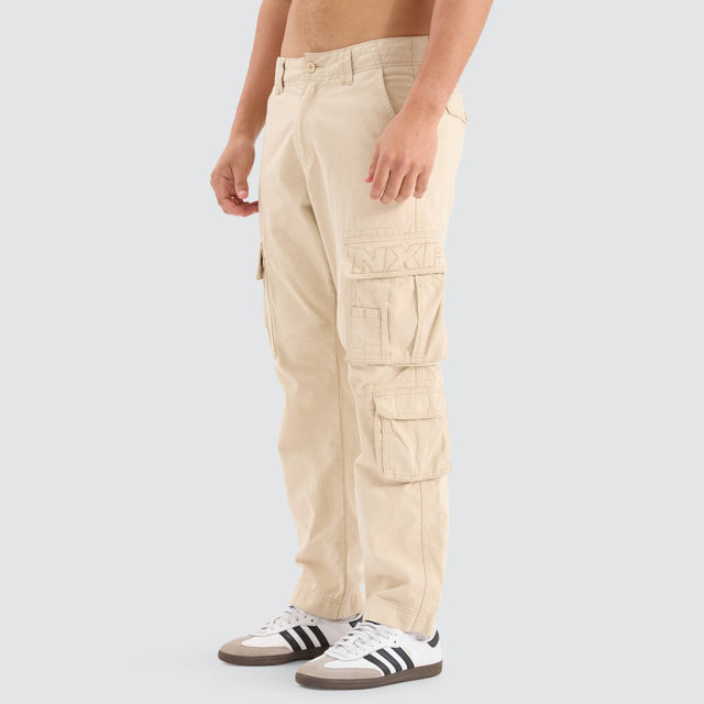 Nena and Pasadena Colby Cargo Pant Bone Neutral