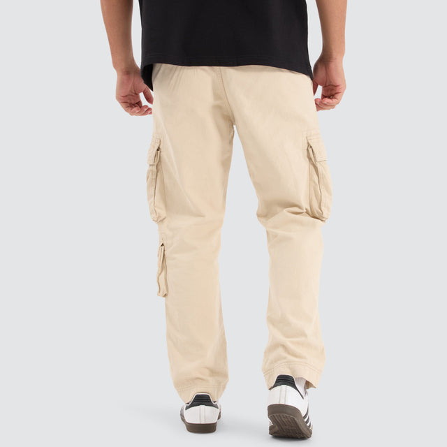 Nena and Pasadena Colby Cargo Pant Bone Neutral