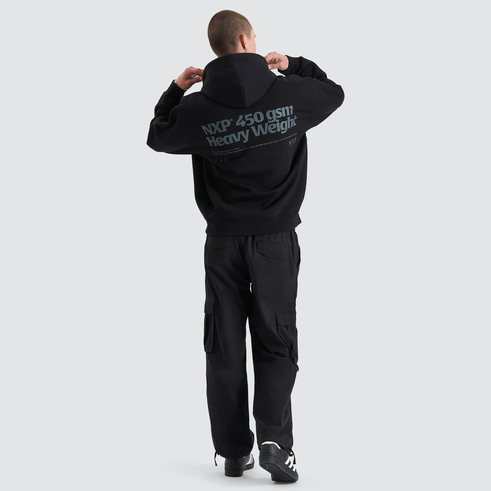 NXP Core Line Box Fit Hoodie in Black - Nena and Pasadena | Neverland Store