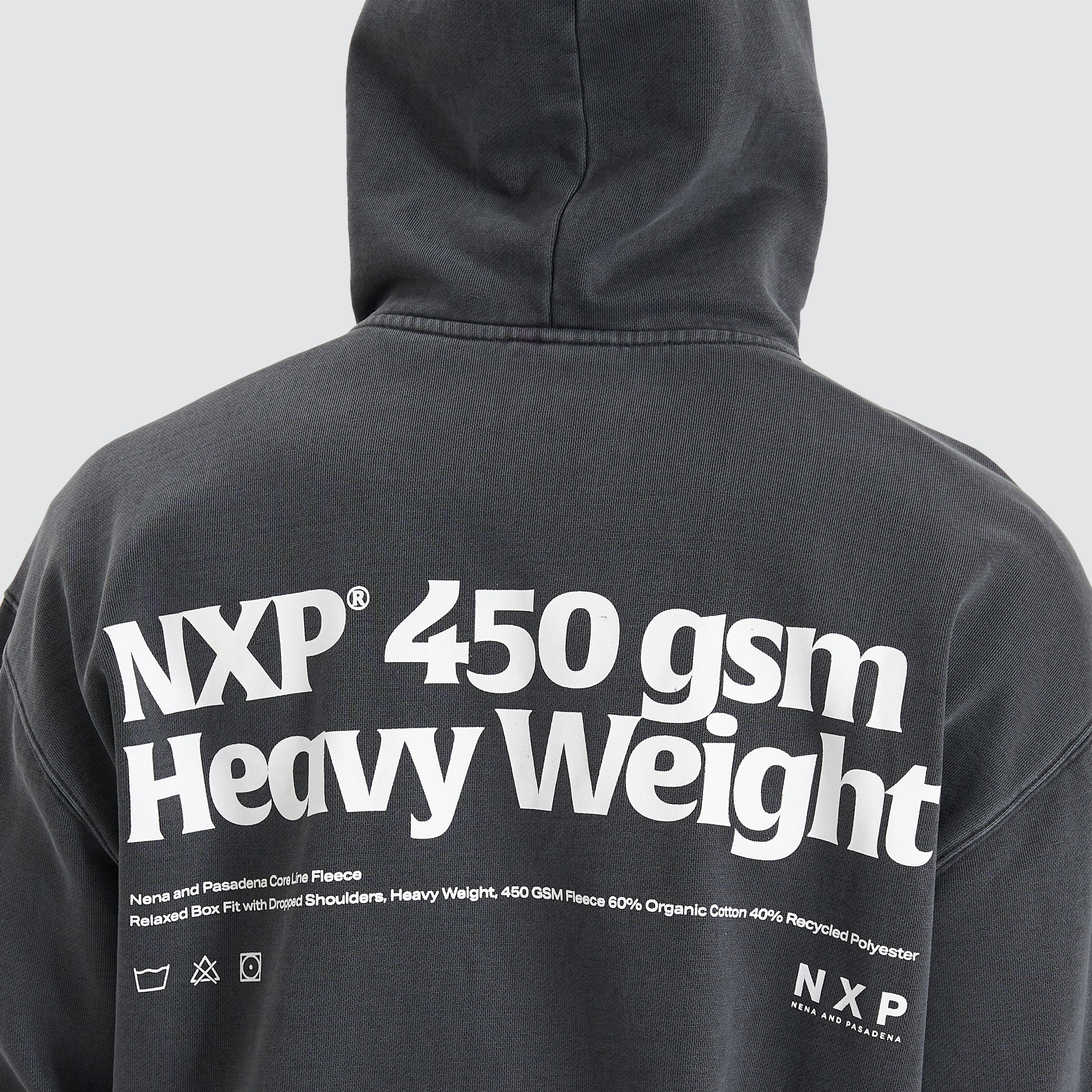 NXP Core Line Box Fit Hoodie in Asphalt - Nena and Pasadena