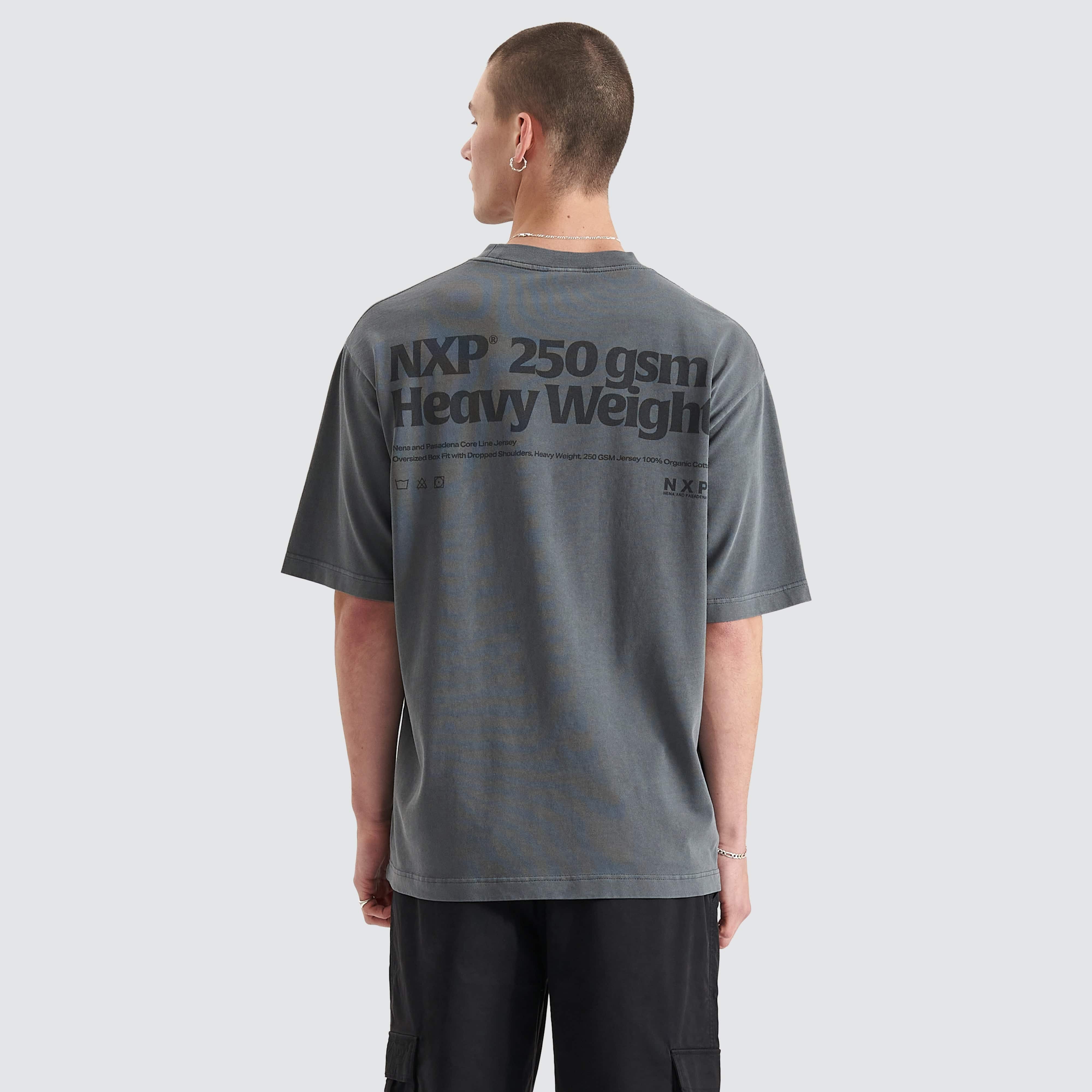 NXP Core Line Oversized Tee in Black - Nena and Pasadena