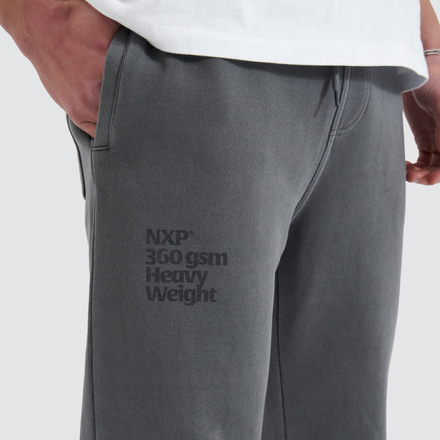 Nena and Pasadena Core Line Heavy Trackpant Pigment Charcoal