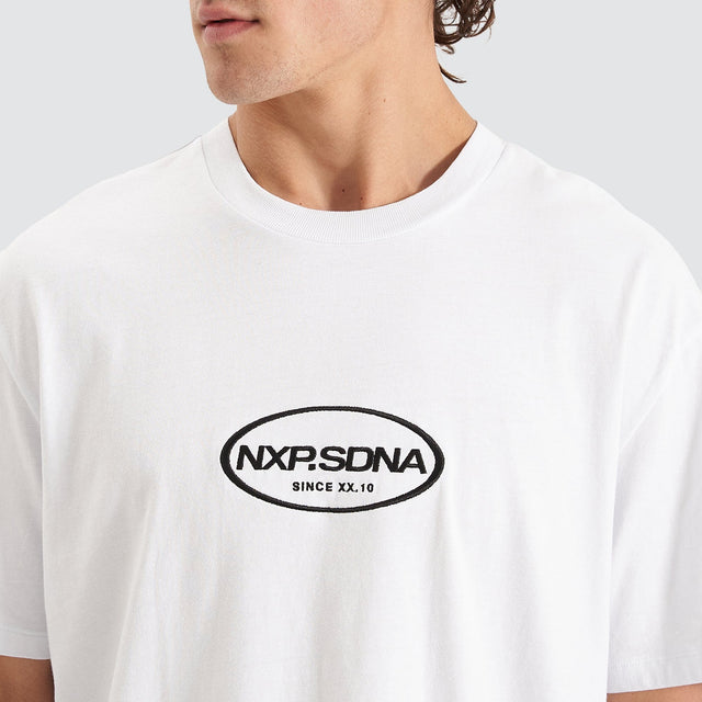 Nena and Pasadena Cycle Relaxed Tee White