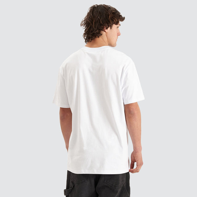 Nena and Pasadena Cycle Relaxed Tee White