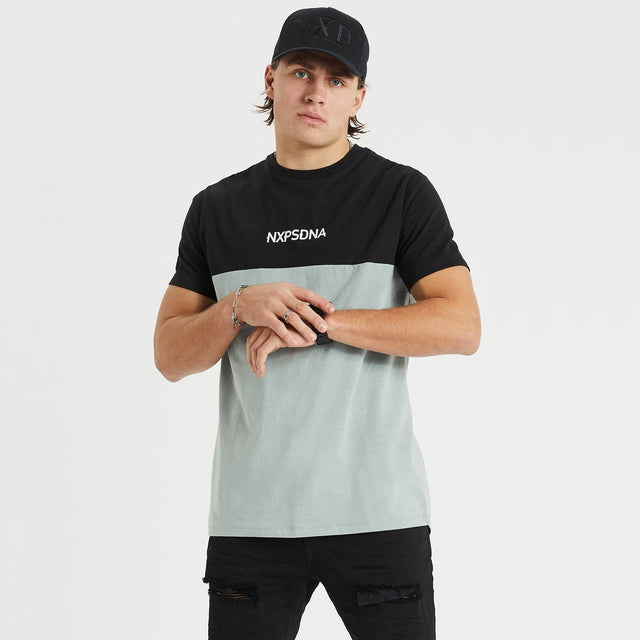 Nena and Pasadena Echelon Tee Black/Sage