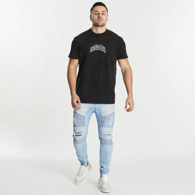 Nena and Pasadena Eclipse Tee Mineral Black