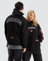 Essendon Bombers AFL Box Fit Hoodie Jet Black