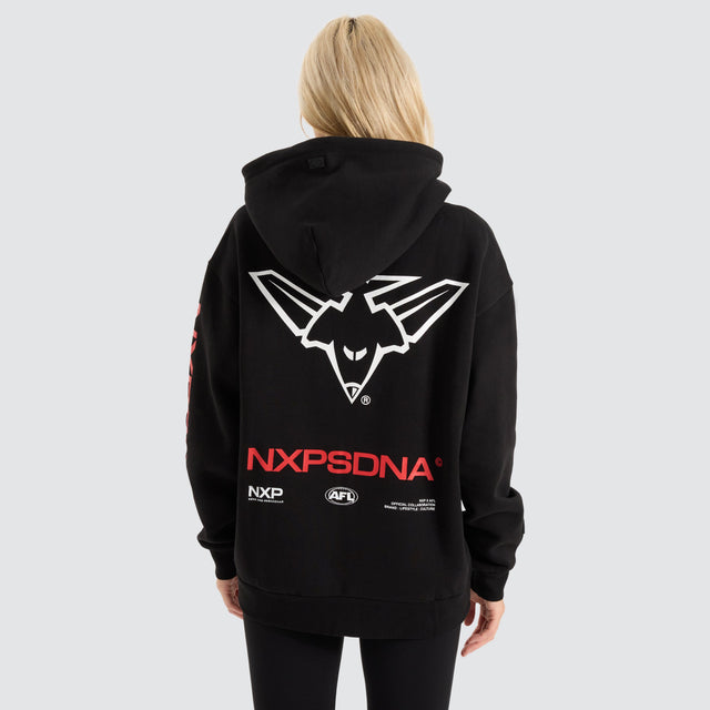 Nena and Pasadena Essendon Bombers AFL Relaxed Hoodie Jet Black