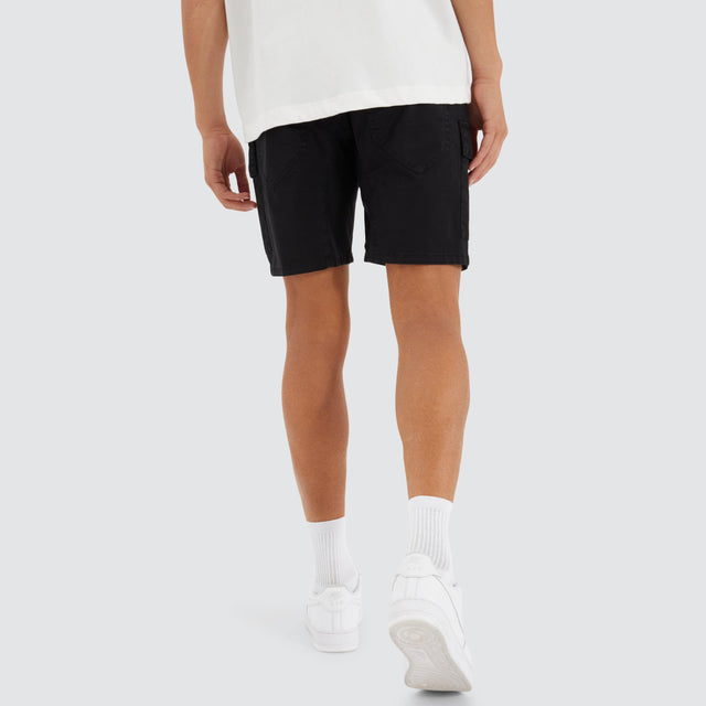 Nena and Pasadena F100 Fine Twill Short Black