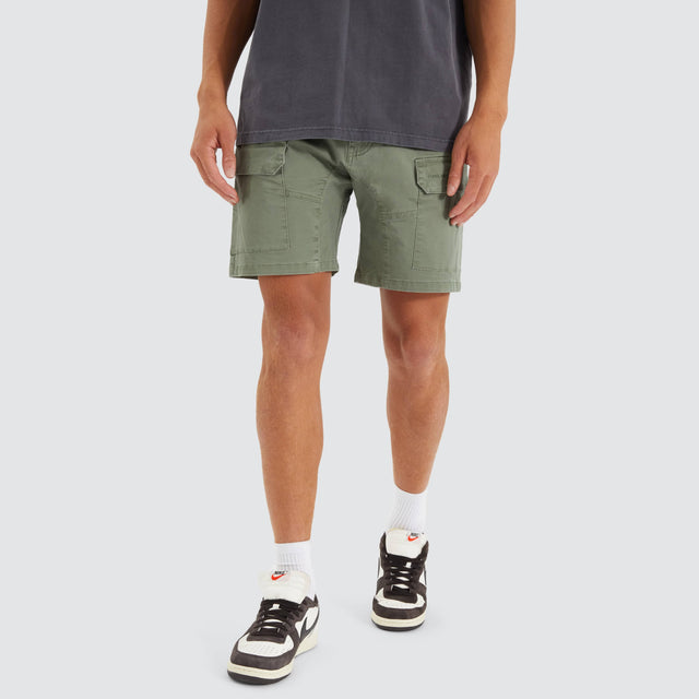 Nena and Pasadena F100 Fine Twill Short Khaki