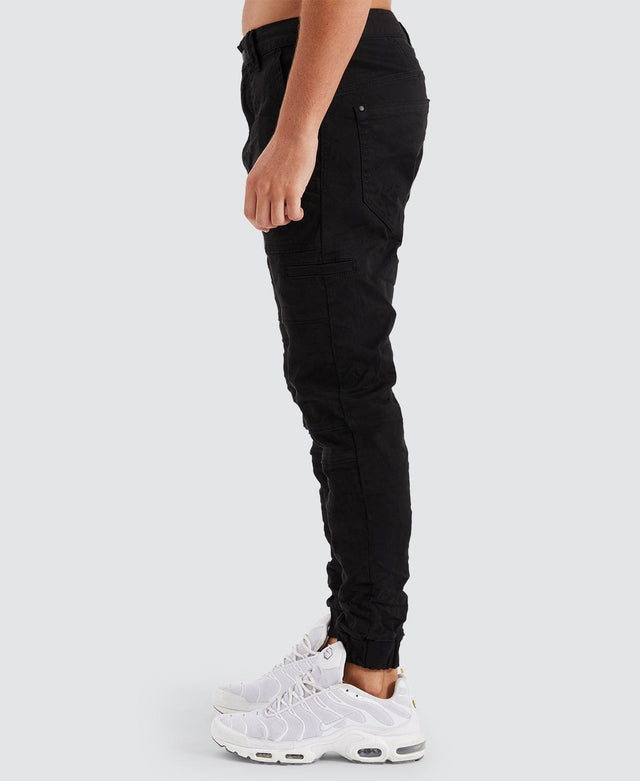 Nena and Pasadena Hawk Fashion Jogger Jet Black