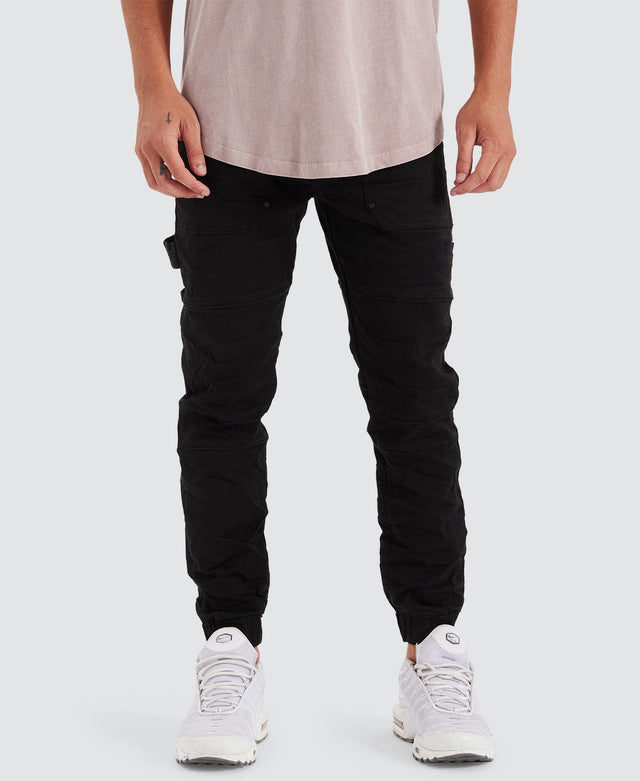 Nena and Pasadena Hawk Fashion Jogger Jet Black