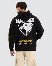 Hawthorn Hawks AFL Relaxed Hoodie Jet Black