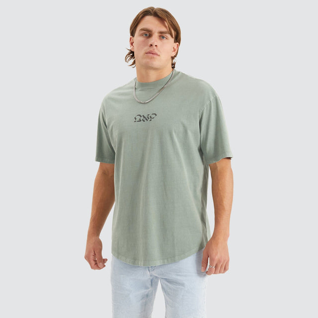 Nena and Pasadena Interstellar Heavy Tee Mineral Sage