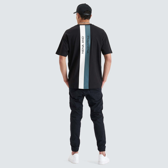 Nena and Pasadena Keystone Tee Jet Black