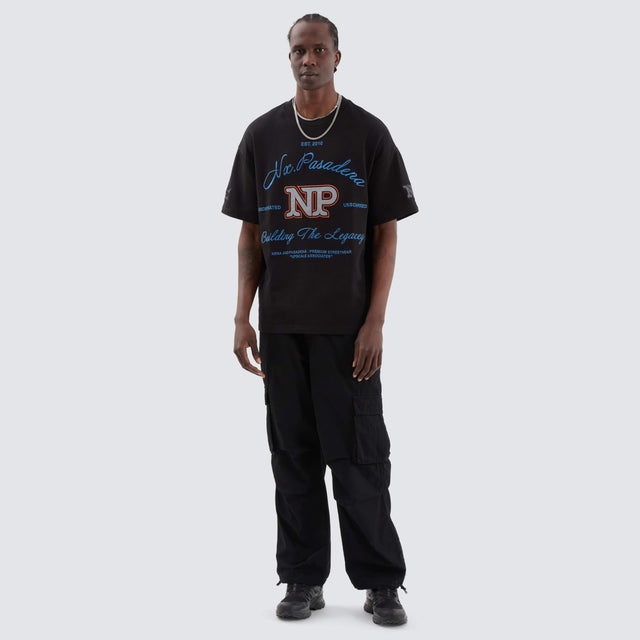 Nena and Pasadena Legacy Loopback Raptor Tee Jet Black