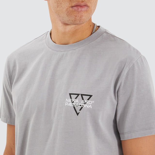 Nena and Pasadena Level Dual Curved Tee Pigment Alloy