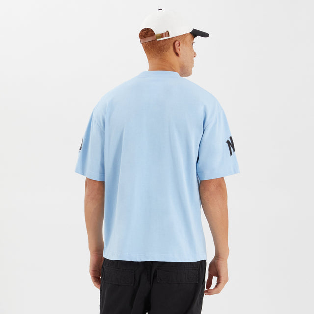 Nena and Pasadena Members Loopback Street Tee Placid Blue