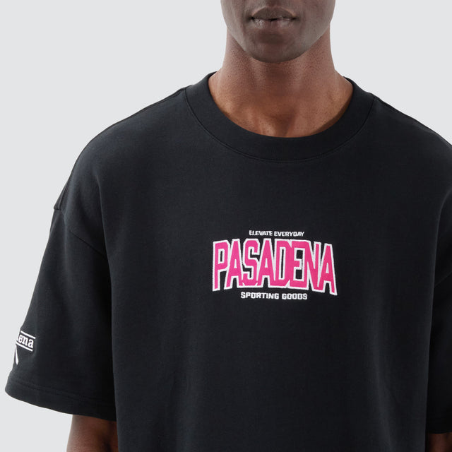 Nena and Pasadena Miami Loopback Raptor Tee Anthracite Black