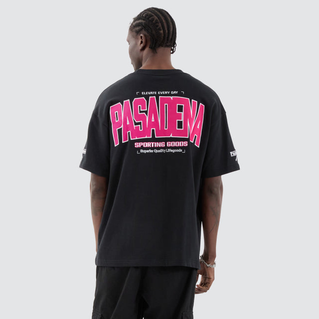 Nena and Pasadena Miami Loopback Raptor Tee Anthracite Black