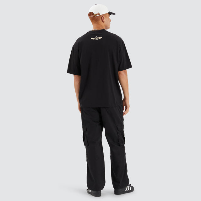 Nena and Pasadena Mount Oversized Tee Jet Black