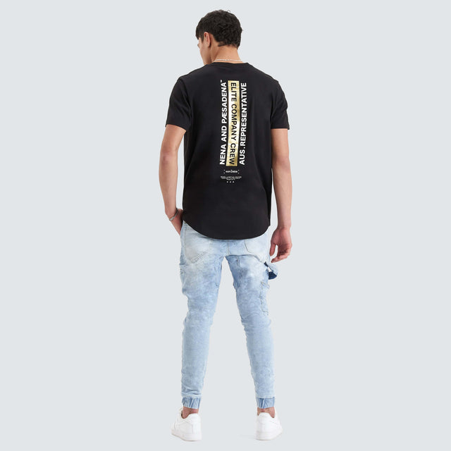 Nena and Pasadena Nave Tee Jet Black