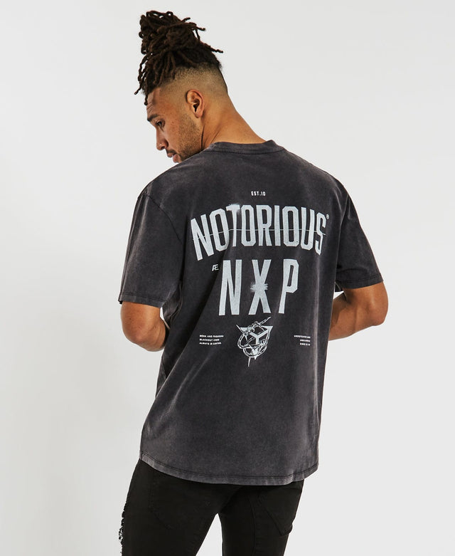 Nena and Pasadena Notorious Tee Mineral Black