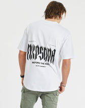 Odessa Heavy Box Fit Scoop T-Shirt White