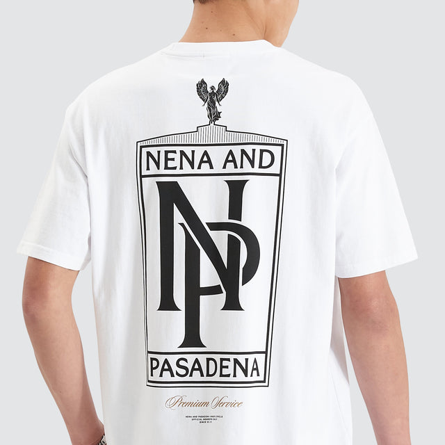 Nena and Pasadena Petronas Tee Optical White