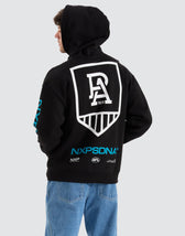 Port Adelaide Power AFL Relaxed Hoodie Jet Black