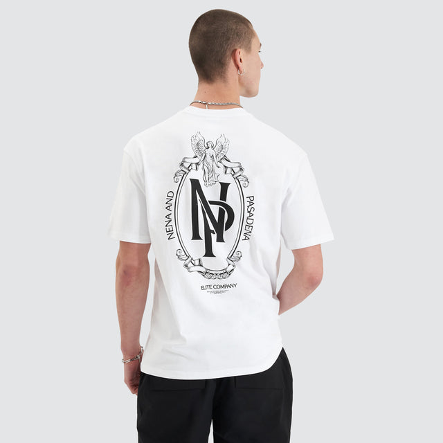 Nena and Pasadena Public Realm Tee Optical White